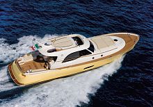High-speed motor yacht DOLPHIN 54'downeastflybridge3-cabin