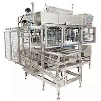 Vertical blade cutting machine R118018blocksbeltfor the food industry