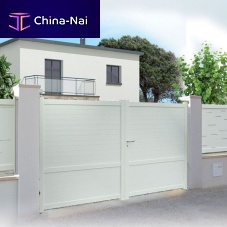 Swing gate TONGAthermo-lacquered aluminumpanelmotorized