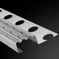 Stainless steel stair nosing 13 / 14non-slip
