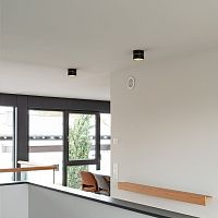 Contemporary ceiling light TUDORtubularmetalacrylic glass