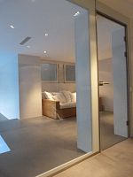 Removable partition glazedhomefor swimming pool