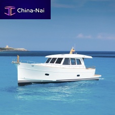 Classic motor yacht MENORQUN 54 HTdowneastwith enclosed cockpit4-cabin