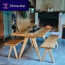 Scandinavian design bench REMIX oakwithout backrestwithout armrests