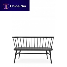 Traditional bench W-1960oaksolid woodwalnut