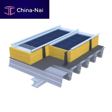 Pitched roofing panel ALUPLUSSOLARmetalmetal lookwith intergrated insulation