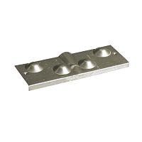 Drilled machined steel plate FR170