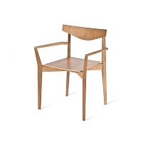 Contemporary dining chair BRIDGEoakwalnutstackable