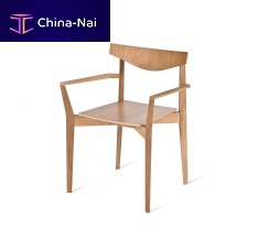 Contemporary dining chair BRIDGEoakwalnutstackable