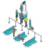 Passenger management software Embarksecurityfor airportreal-time