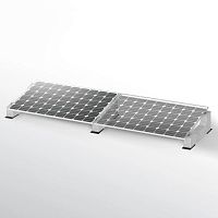 Ground-mount PV mounting system concrete