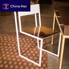 Contemporary chair AIRindooraluminumaluminum base