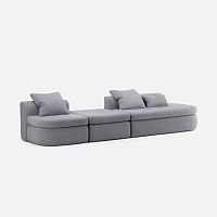 Modular sofa SIRIUScontemporaryfabricleather