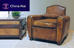 Traditional club chair CUBAleather