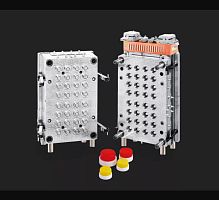Covers plastic injection mold hot-runnermulti-cavityIML