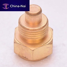 Stop plug with hexagonal headmalebrass
