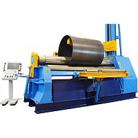 4-roller plate bending machine VBH Serieshydraulicwith mobile control panelfor heavy-duty applications