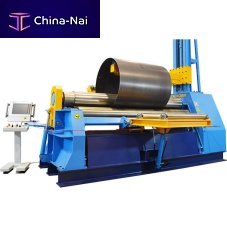 4-roller plate bending machine VBH Serieshydraulicwith mobile control panelfor heavy-duty applications