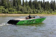 Inboard runabout SABRE E7 W.B.electricdual-consoleski
