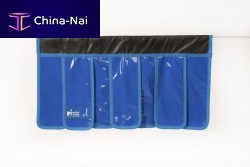 X-ray radiation shielding curtain examination table-mounted