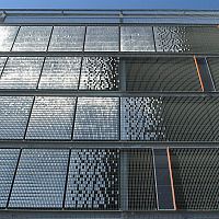 Exterior wall-covering STEREO-KINETICstainless steelsmoothhome