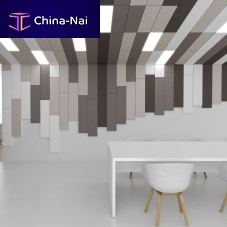 Acoustic wall panel PARQUETfor ceilingfabricpolyester fiber
