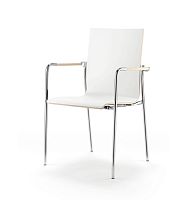 Contemporary chair ARKETTOindoorwood veneercontract