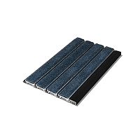Commercial entrance mat PEDILUXE®aluminiumbrassdust control