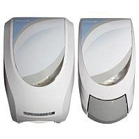 Wall-mounted hand sanitizer dispenser hand-operated
