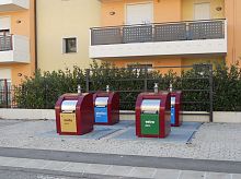 Metal waste container PULSARin-groundfor urban waste