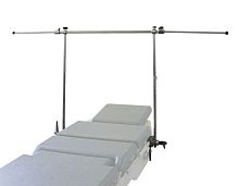 U-shaped anesthesia screen A02/Boperating table-mounted