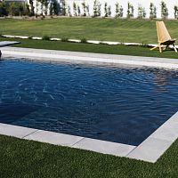 Stone swimming pool coping Coping