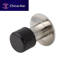 Brushed stainless steel door stop 911125polished