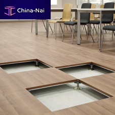 Wooden raised access floor COREcalcium sulfategalvanised steelHPL