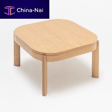 Contemporary coffee table RAMP woodenwooden baserectangular