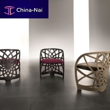 Contemporary chair SE54 GALILEOindoorfabricwooden base