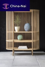 High sideboard Bastone Cabinet � Oakcontemporaryoaksolid wood