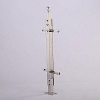 Stainless steel fastening system for panelsfor partition wallfor curtain wall